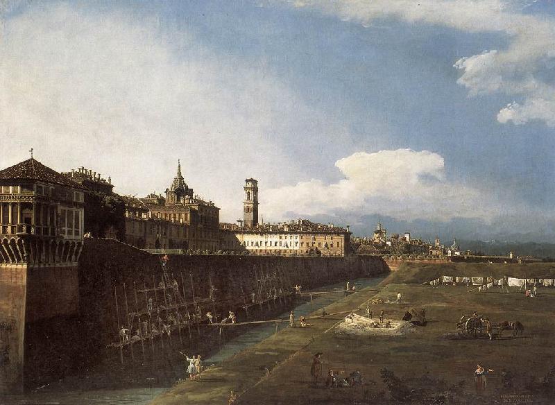 BELLOTTO, Bernardo View of Turin near the Royal Palace